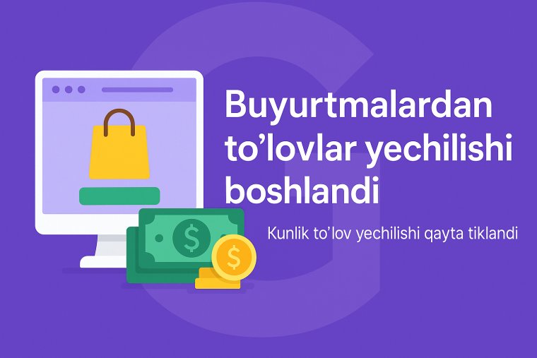 To'lovlarni yechish boshlandi