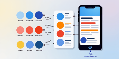 Mobil ilovalar uchun rang tanlash strategiyalari: kontrast, tokenlar va UX